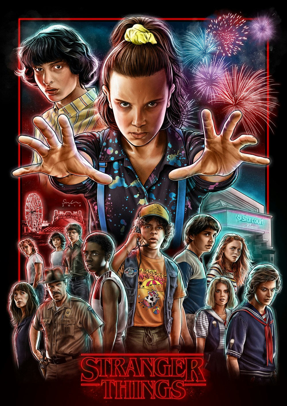 Stranger Things Small Graphics Stranger Things - Sam Green - Illustrator & Graphic Artist