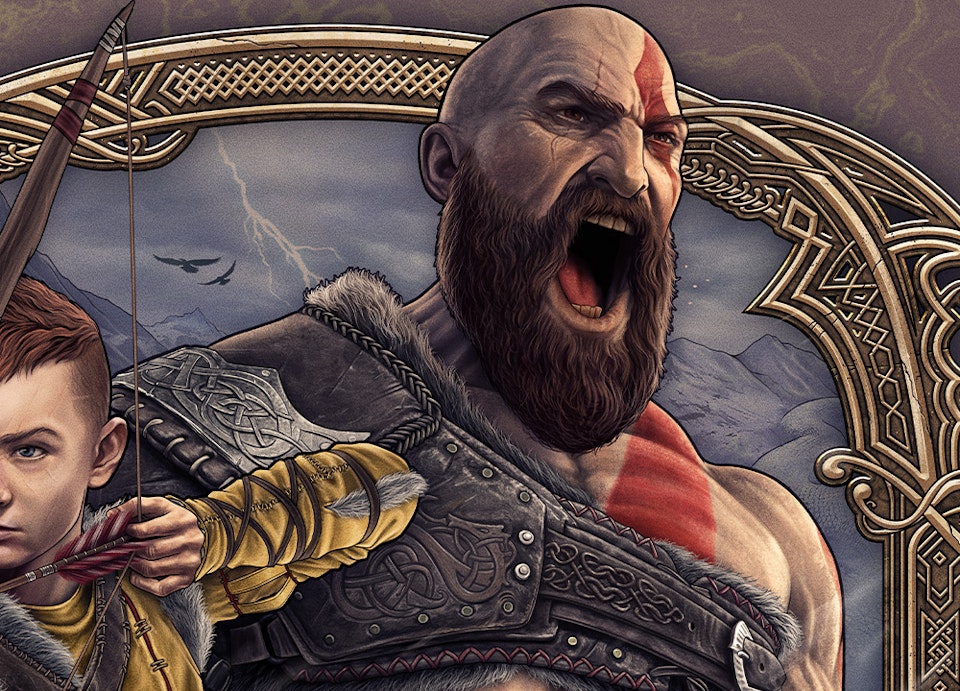God of War Ragnarok - Detail crop - Kratos