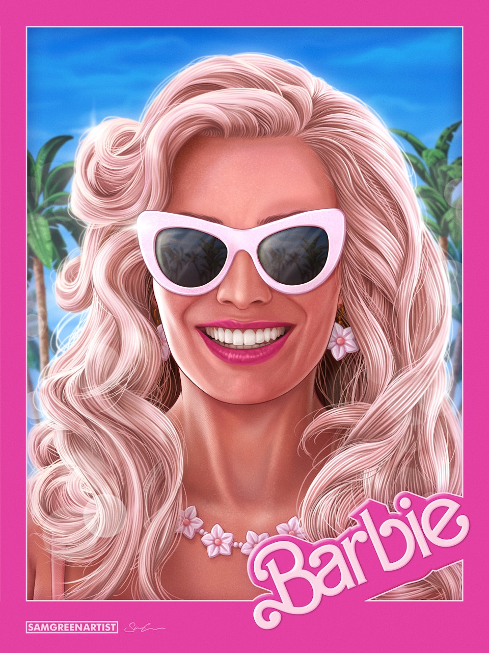 Barbenheimer - Standalone Barbie portrait.
