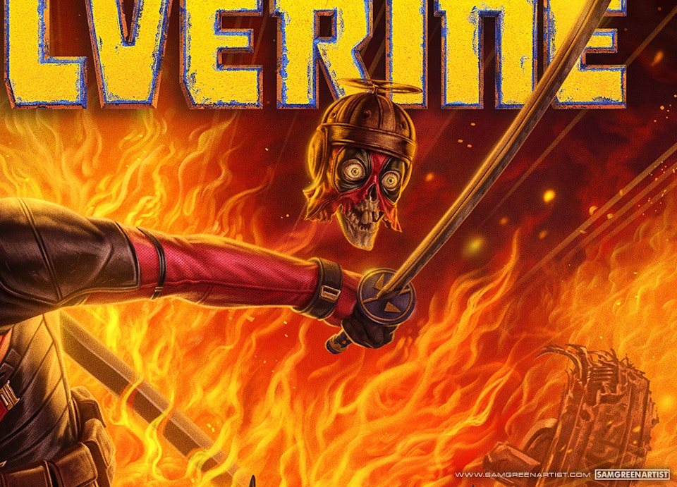 Deadpool and Wolverine - Officially licensed fine art print (Sideshow Collectibles)