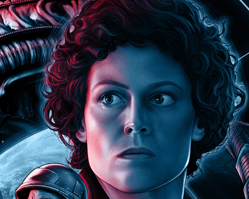 Aliens - Detail shot - Ellen Ripley.
