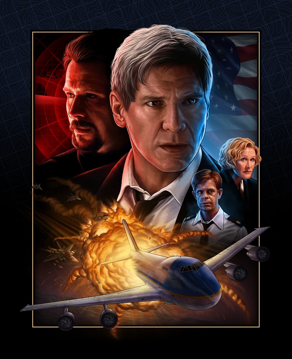 Air Force One - Steelbook Artwork (Sony Pictures) - Air Force One - 25th Anniversary Steelbook design

Front cover
