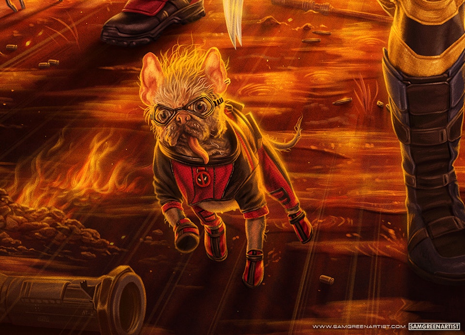 Deadpool and Wolverine - Officially licensed fine art print (Sideshow Collectibles)