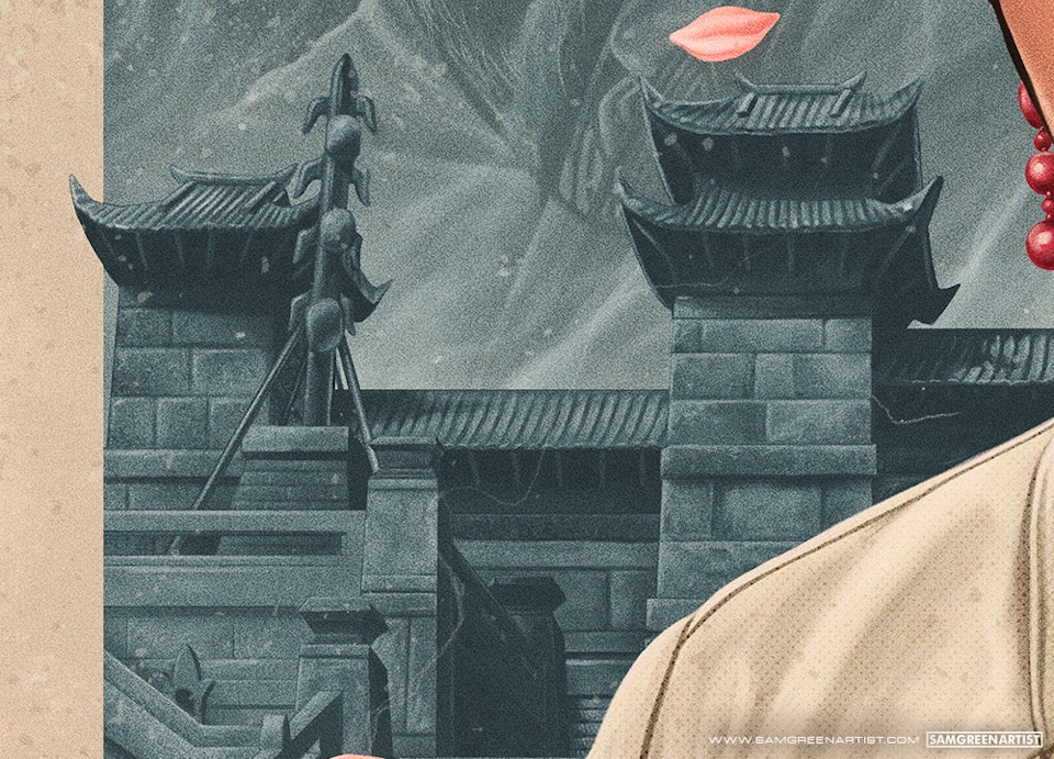Hsi Shih: Beauty of Beauties - Blu Ray Artwork (88 Films) - Detail crop