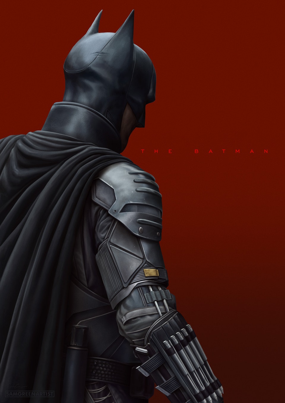 The Batman - Fan Art - The Batman - Illustration - Alternate version (2021)

An earlier version of the piece, before adding the red tone and general effects.

Painted in Procreate on iPad Pro.