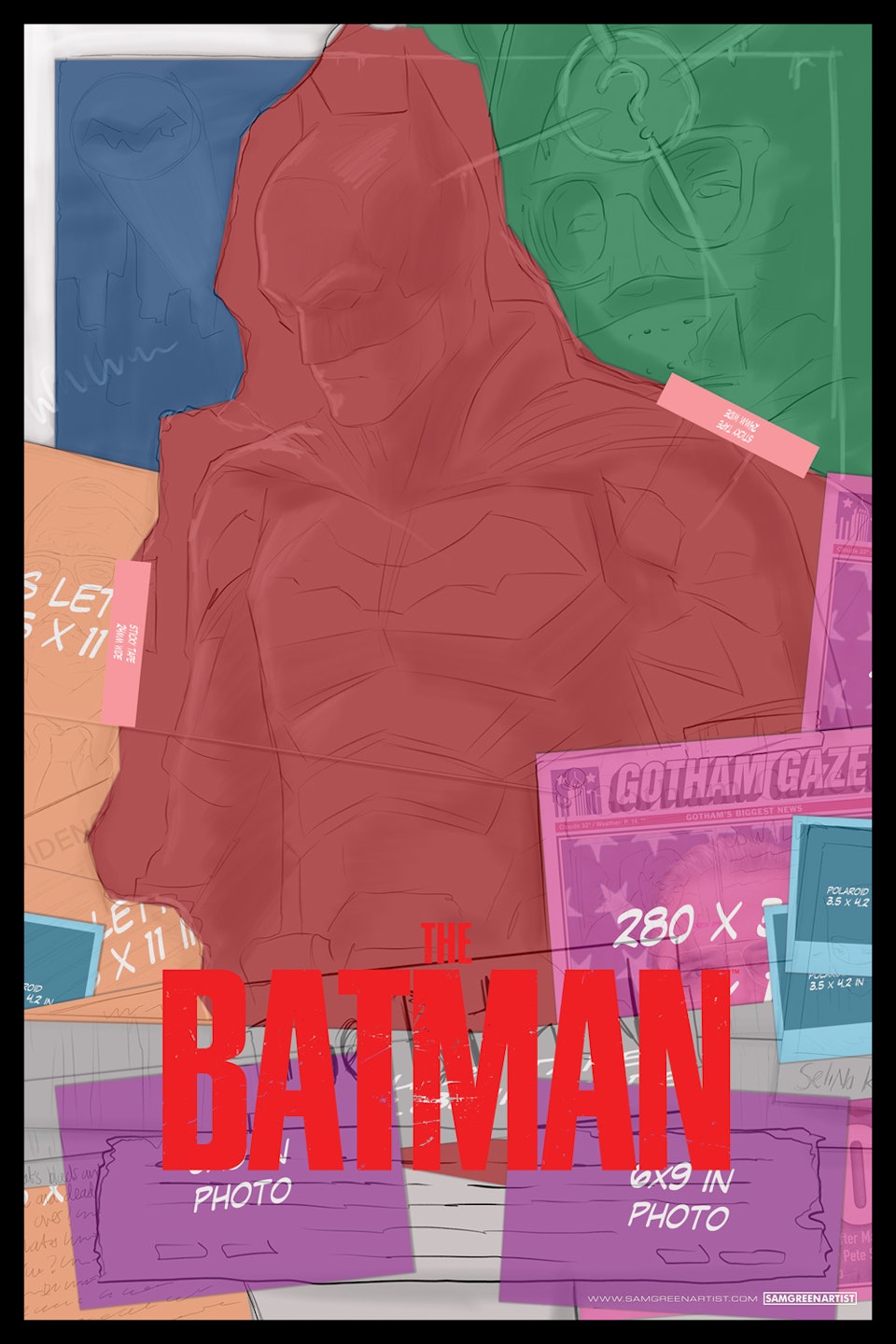 The Batman - Officially licensed poster (Bottleneck Gallery)