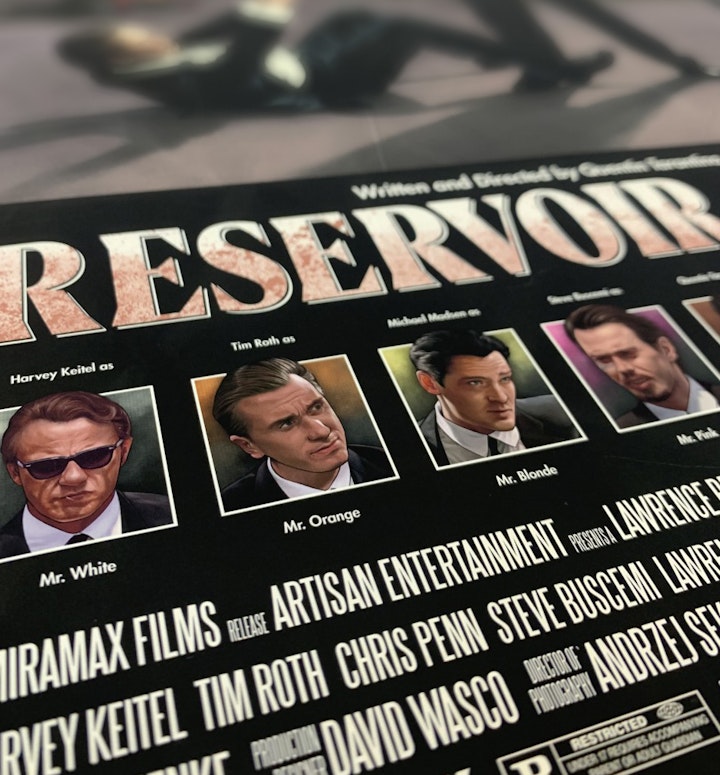 Reservoir Dogs - Print detail.