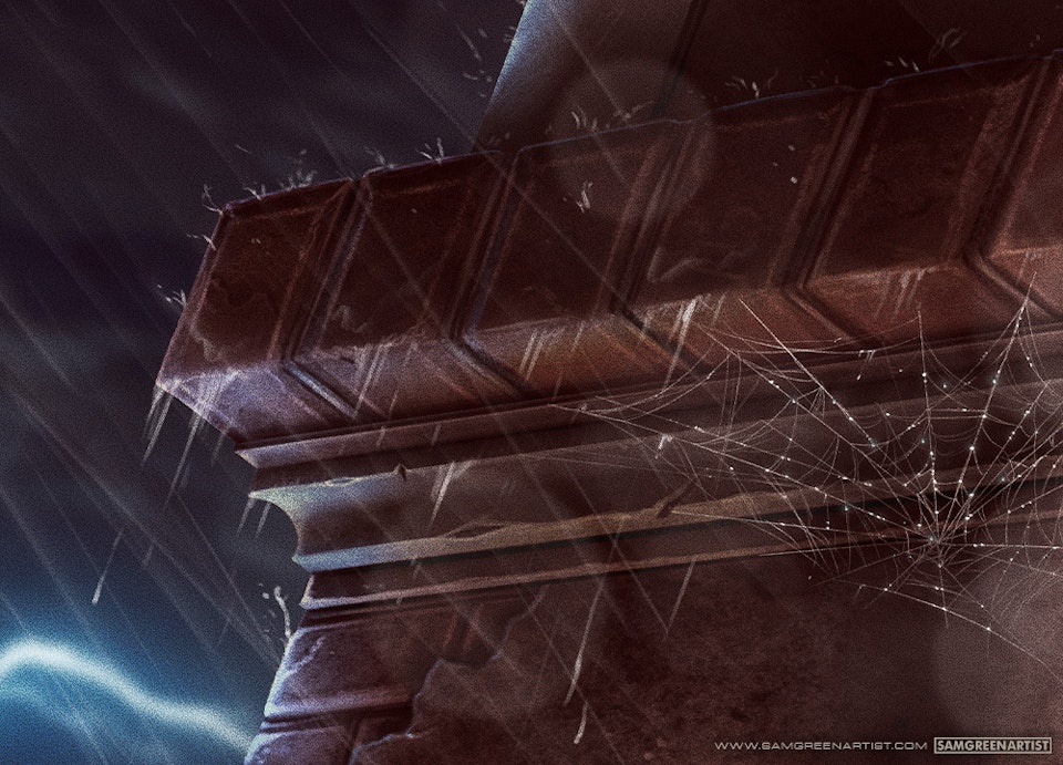 The Amazing Spider-Man - Officially licensed fine art print (Gray Matter Art) - Detail crop