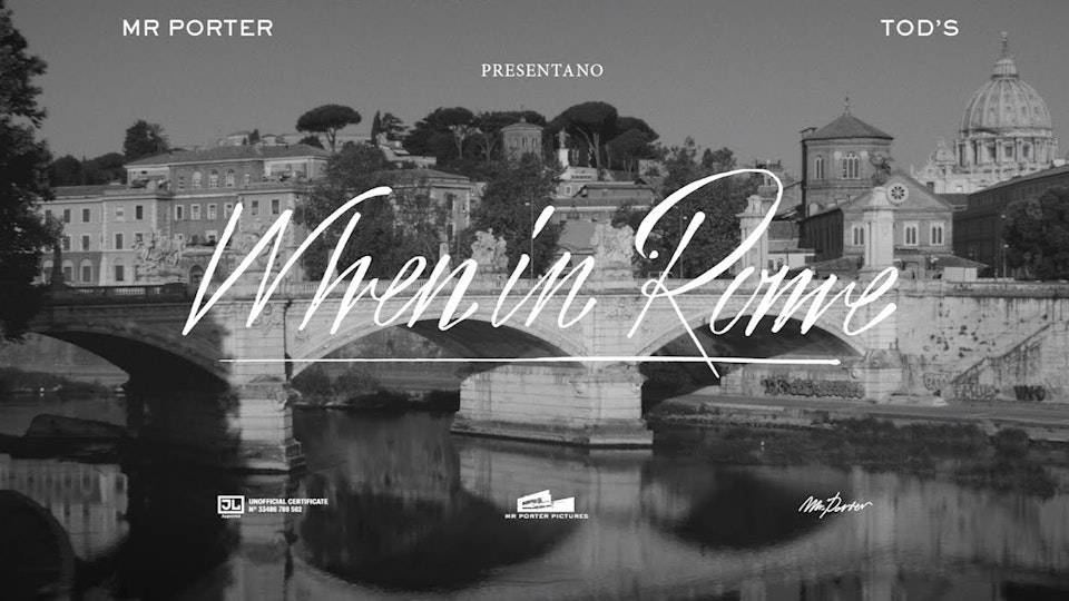 5 Things To Do In Rome With Tod's- Directed by Jacopo Maria Cinti