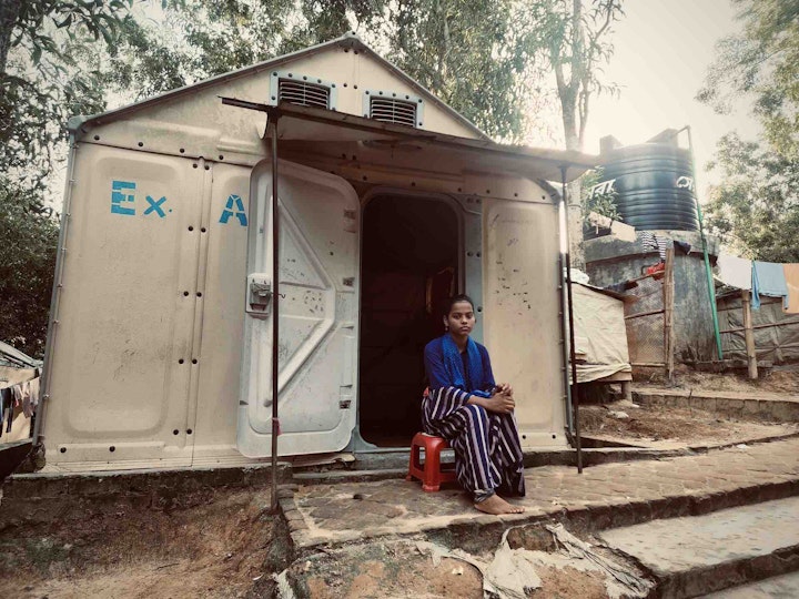 Image by Peter Saiful. Transit Centre, Kutupalong.