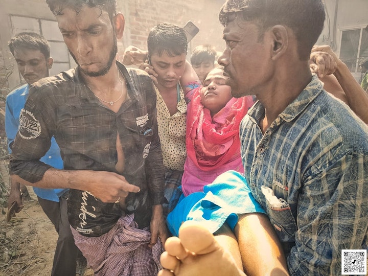 25 February 2022: Fire in Kutupalong Camp 7 by Abul Kalam