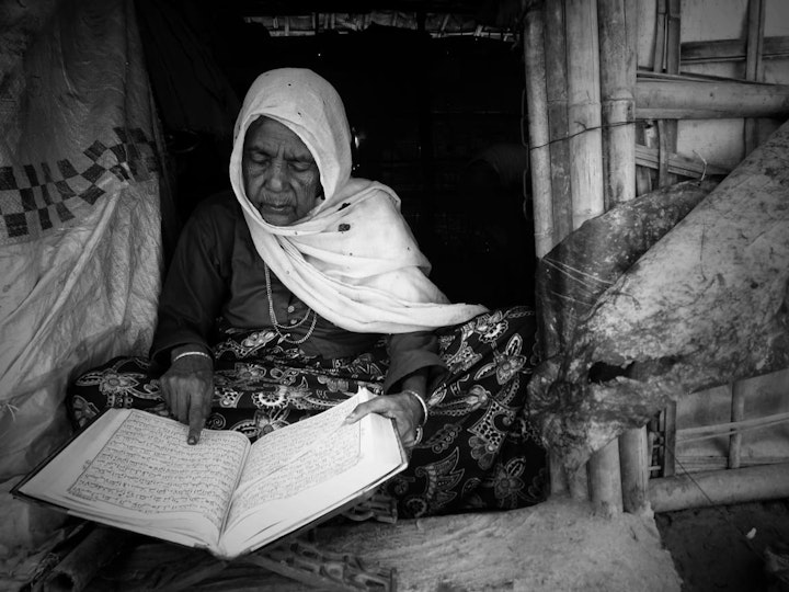 "102 year old woman" in Camp 26 by Mohammed Salim Khan