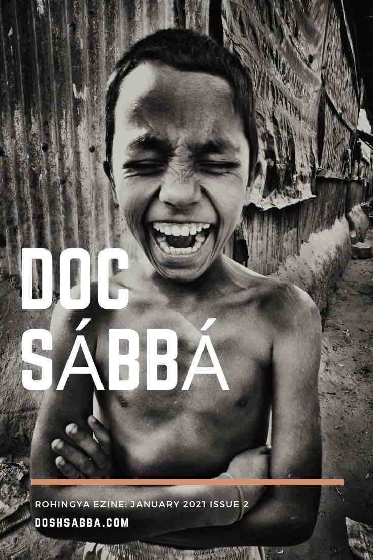 Front page of Doc Sábbá - Salim Ullah Armany issue. January 2021.