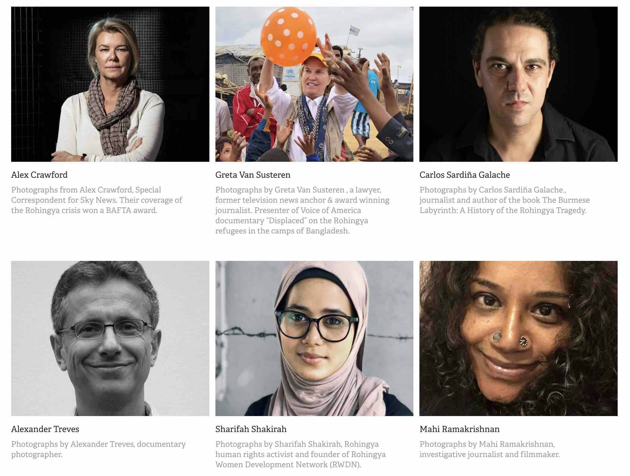 Alex Crawford, Greta van Susteren, Carlos Sardiña Galache, Alexander Treves, Sharifah Shakirah, Mahi Ramakrishnan
