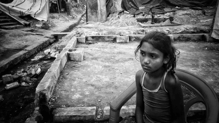 Fire in Camp 8 by Mohammed Salim Khan