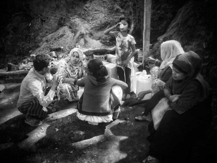 Fire survivors by Mohammed Salim Khan