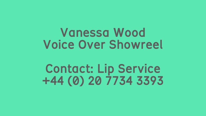 Voice Over Showreel