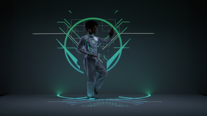 EXISDANCE - Real time tracking & Projection mapping