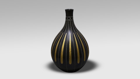 Bronze vase by Hannya Kankei