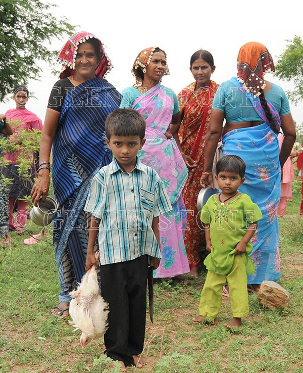 Banjara Boy with Chicken and Knife-small