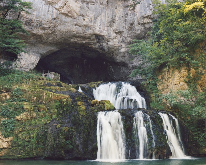 Paysage jurassien - La grotte Sarrazine, 2011 (100x125cm)