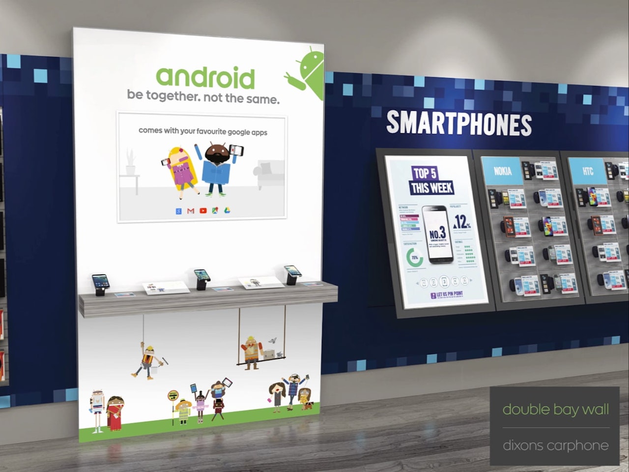 Carphone Warehouse Android Point of Sale with Digital