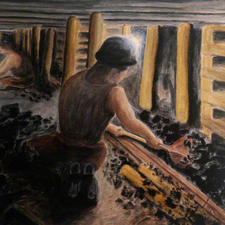 Museumaker Arts Council commission for Woodhorn Colliery & Archive NEWNEW KILBOURN PAINITNG