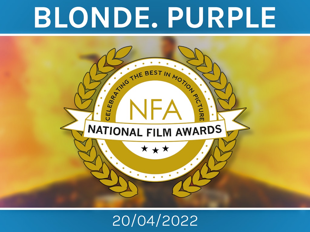 BLONDE. Purple | National Film Awards Nomination