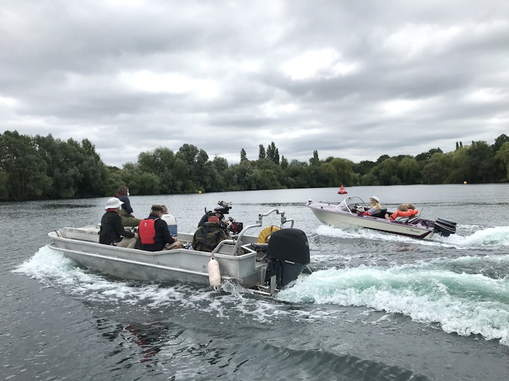 Small Camera Boat tracking Hero Speedboat