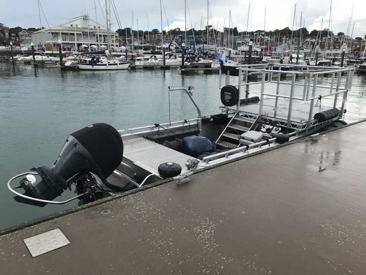 Large Camera Boat with 8' x 8' 'bolt-on' Camera Platform