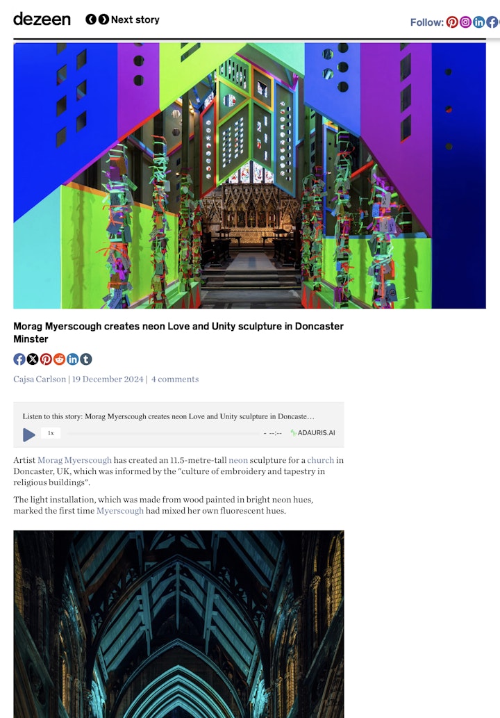 Morag Myerscough in Dezeen