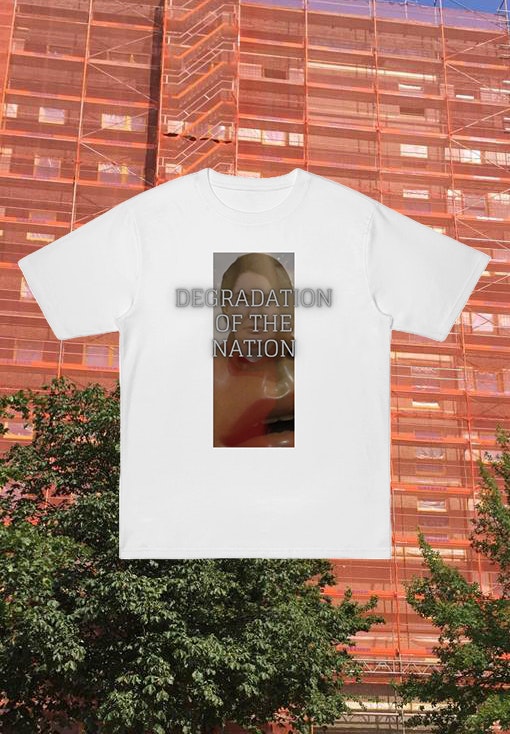 Degradation of the nation t-shirt