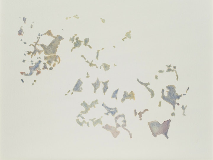 Esquisse d'air, 1809 #14, Aquarell, 34 x 43 cm