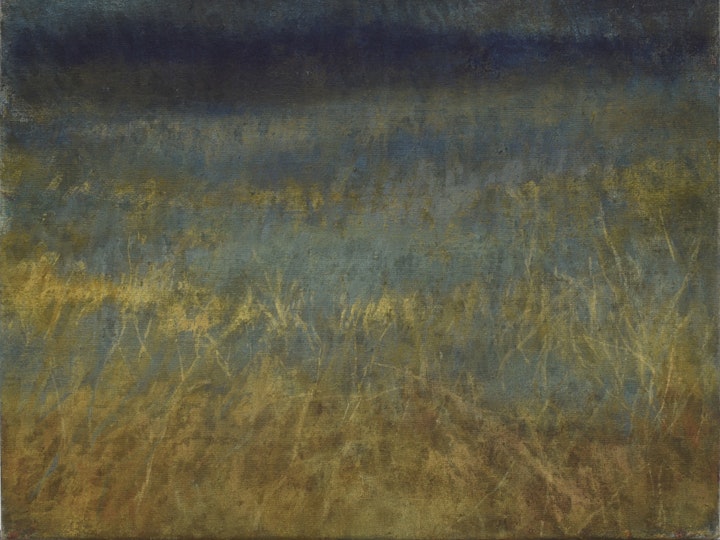 Slant of Light, 2021#03, Tempera auf Leinen, 48 x 56 cm