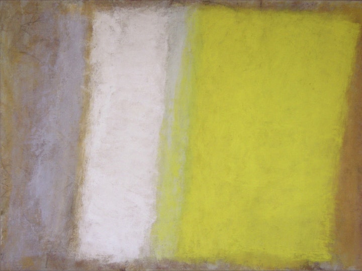 Grün und Weiss, 2013 #5, Tempera auf Leinen, 86 x 126 cm