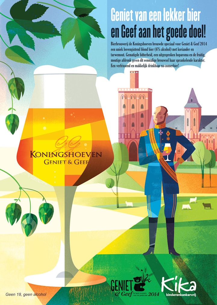 Poster Koningshoeve brewery