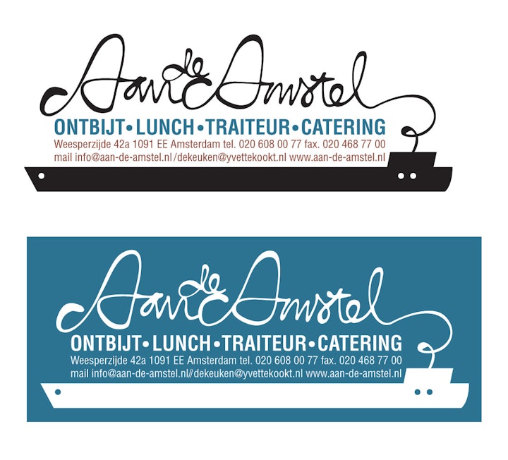 "Aan de Amstel" restaurant logo