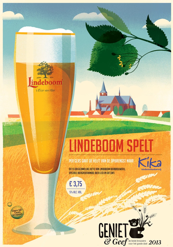 Poster Lindeboom brewery