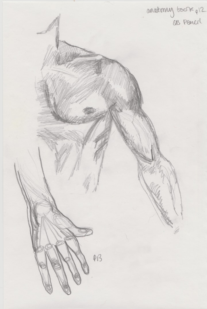 People - Anatomy - 2020 - Pencil on Paper - 21 x 29 cm A4