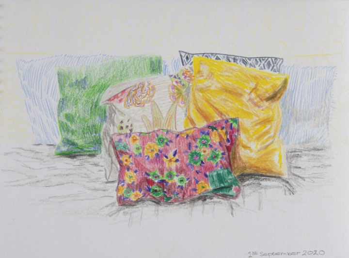 Objects - Pillow - Pencil on Paper - 21 x 29