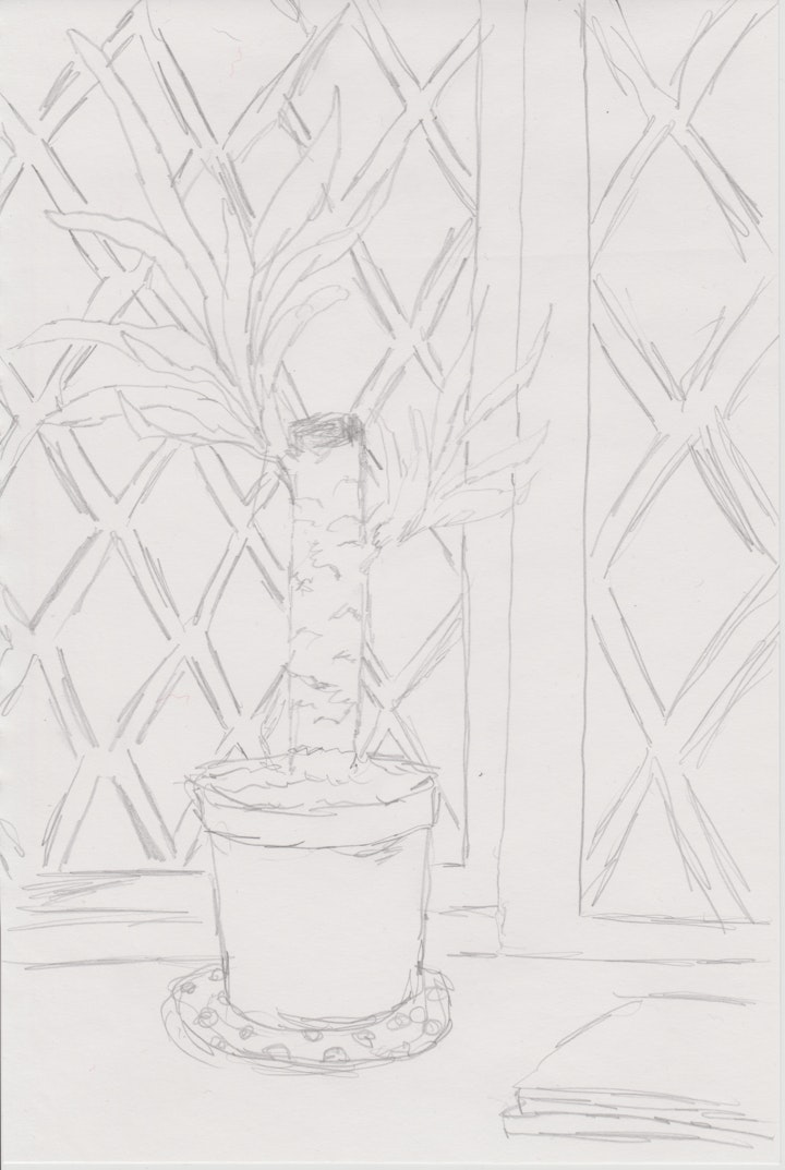 Objects - Window - 2020 - Pencil on Paper - 21 x 29 cm A4