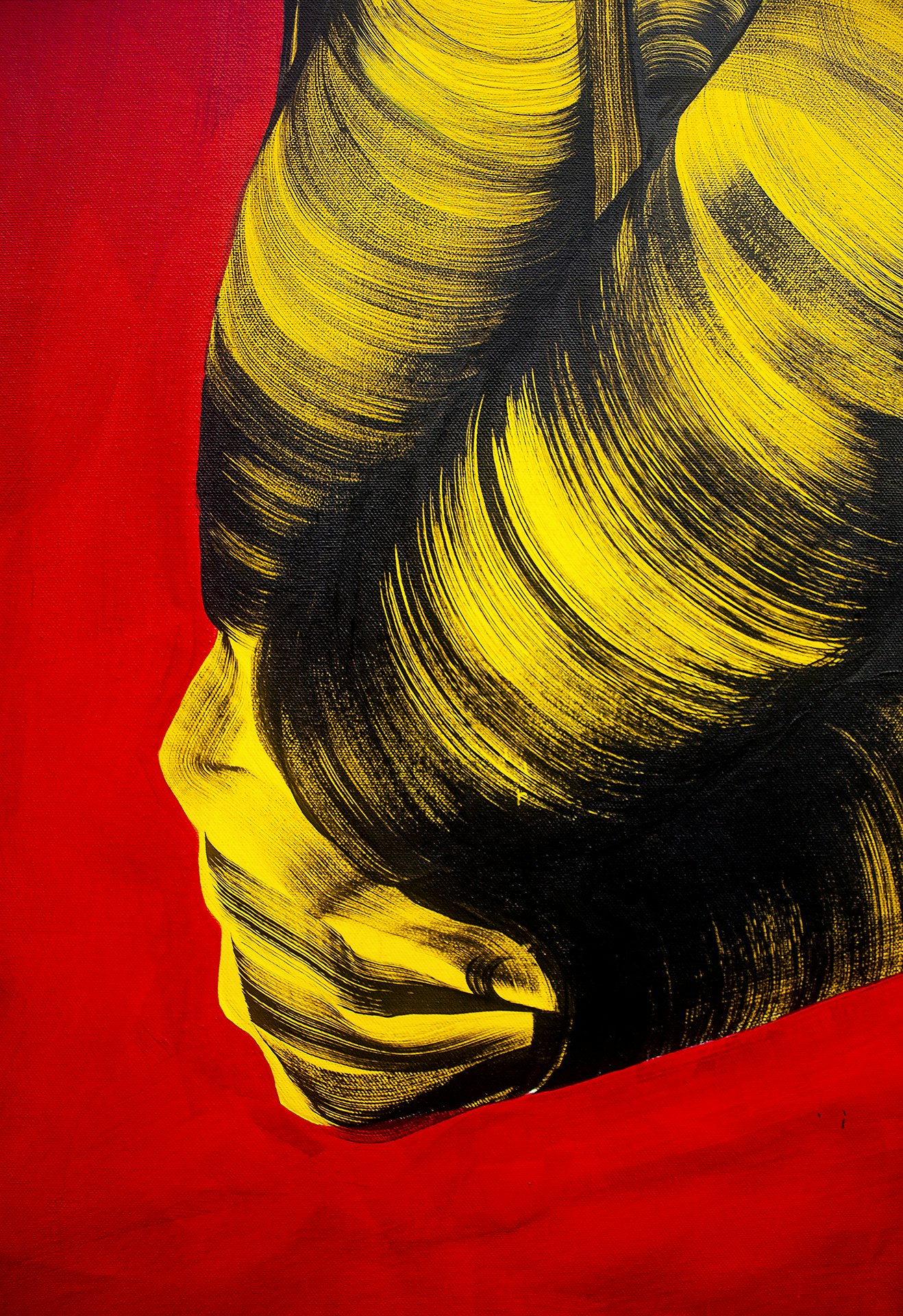 FRYM-Adam-Eve-4 - Acrylic paint on stretched canvas
76.5 x 101 cm (30 x 40 inches)
£2,500