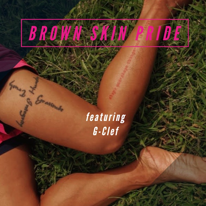 BROWN SKIN PRIDE - brown skin pride G-Clef poster