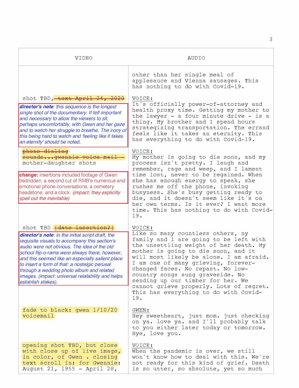 Nothing Except Everything Script death. everything. nothing. script - ConjureGirlBlue Productions