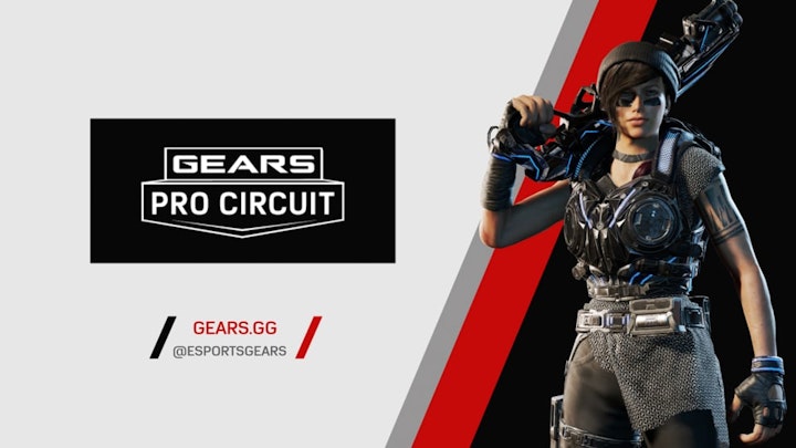 Branded endplate designed and animated for use in Gears Esports video promos.