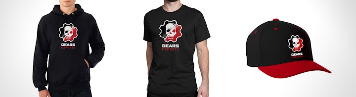 GEARS ESPORTS REBRAND - Hoodie, T-shirt, cap