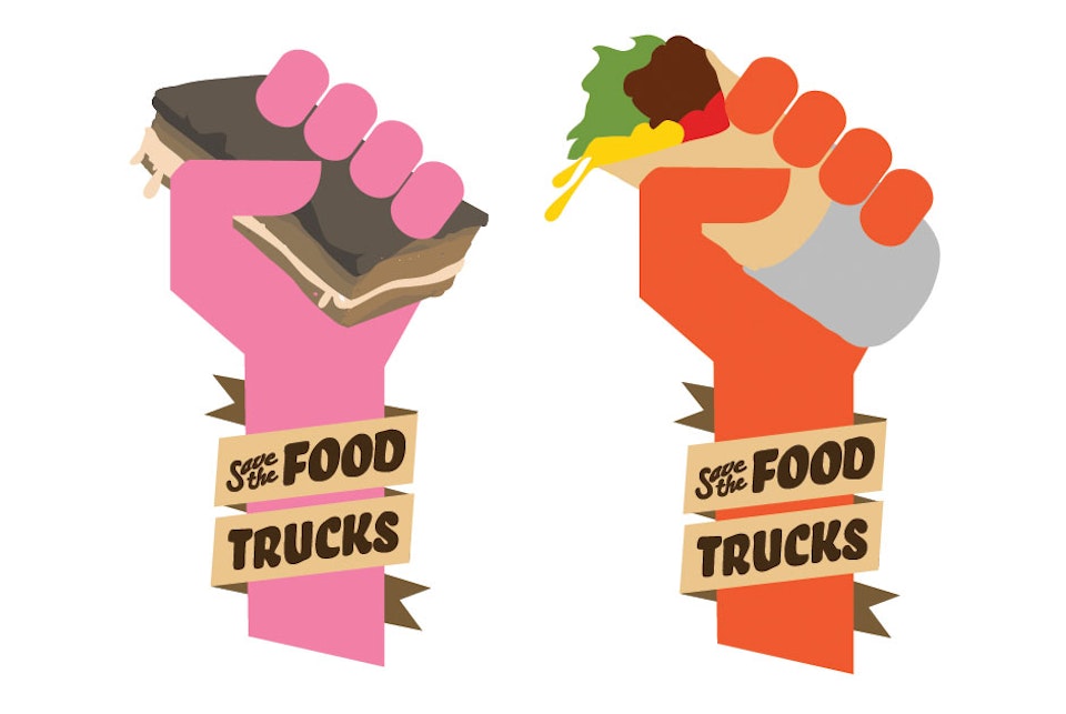 Save the Food Trucks - Additional branding for the campaign