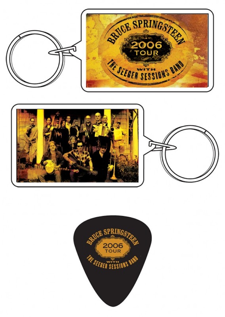 Keychain and guitar pick