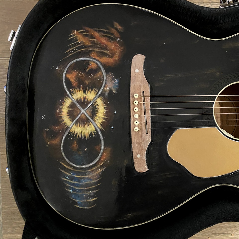 Custom infinity guitar