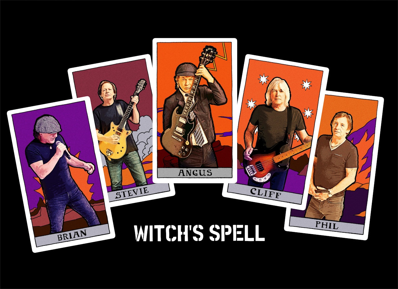 AC/DC WItch's Spell picture disc and tees - Michelle Holme